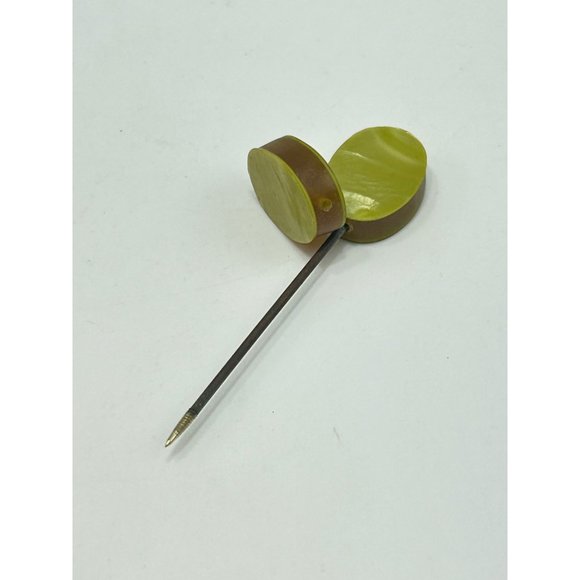 Art Deco Jabot Pin Vintage Antique Plastic Celluloid Collectible Accessories - Picture 4 of 6